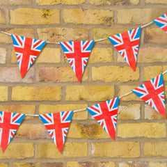 british-union-jack-paper-bunting-3m-kings-coronation|BRIT20-BUNTING|Luck and Luck| 1