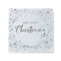 on-your-christening-paper-napkins-blue-x-16|J093|Luck and Luck|2