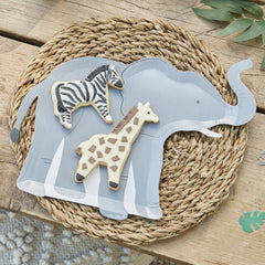 elephant-paper-party-plates-x-8-childrens-jungle-party|WILD-101|Luck and Luck| 1