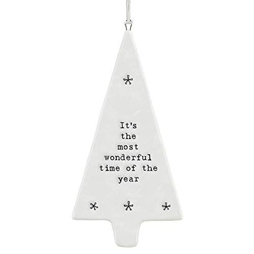 east-of-india-christmas-porcelain-tree-gift-it-s-the-most-wonderful-time-of-the-year|6513|Luck and Luck| 4