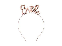 rose-gold-metal-bride-hen-party-headband|OP5019R|Luck and Luck| 1