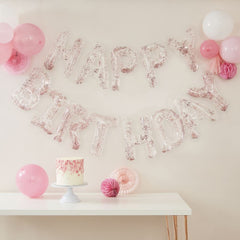 clear-foil-and-confetti-happy-birthday-balloons-banner-4m|MIX110|Luck and Luck| 1
