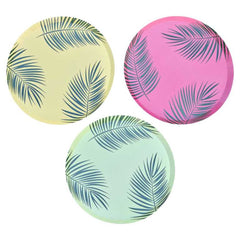 hawaiian-tiki-palm-leaf-paper-plates-x-8-tropical-party|TI-110|Luck and Luck|2