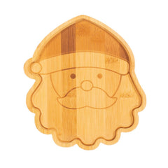 santa-christmas-bamboo-plate-childrens-gift|JQYXM003|Luck and Luck|2