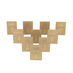 kraft-brown-and-gold-wedding-table-number-cards-1-10|78688|Luck and Luck|2