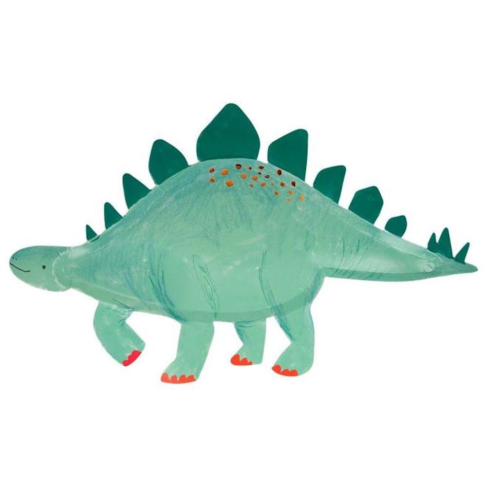 meri-meri-stegosaurus-dinosaur-platter-plates-x-4|202862|Luck and Luck|2