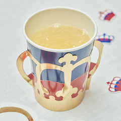 kings-coronation-union-jack-party-paper-cups-x-8|CR-101|Luck and Luck|2