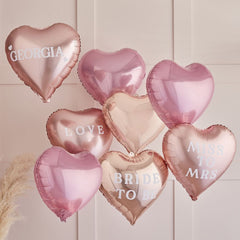 customisable-heart-balloons-with-stickers-x-8|HN-855|Luck and Luck| 1