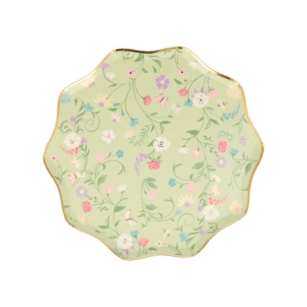 meri-meri-laduree-paris-floral-side-paper-plates-x-8|223416|Luck and Luck| 3