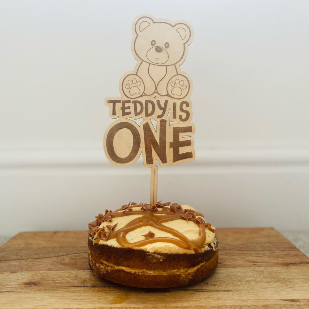 wooden-teddy-bear-cake-topper-personalised|LLWWTEDCTPLLWWTEDCTP2LLWWTEDCTP2|Luck and Luck|2