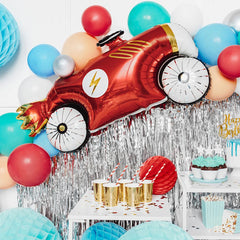 red-car-foil-party-balloon-with-helium-or-air|FB90|Luck and Luck| 1