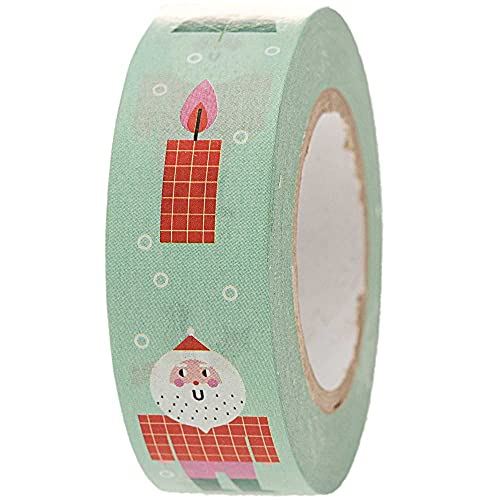 mint-green-christmas-icon-washi-tape-10m|990018401|Luck and Luck| 1