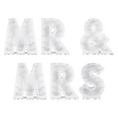 mr-and-mrs-balloon-mosaic-stand-wedding-decoration|BRA-323|Luck and Luck|2