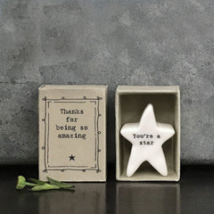 east-of-india-mini-matchbox-star-thank-you-for-being-so-amazing|5665|Luck and Luck| 1