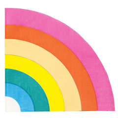 birthday-brights-rainbow-shaped-paper-party-napkins-x-16|RAINNAPKINRAIN|Luck and Luck| 1