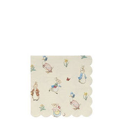 meri-meri-peter-rabbit-and-friends-small-paper-party-cocktail-napkins-x-20|202974|Luck and Luck| 1