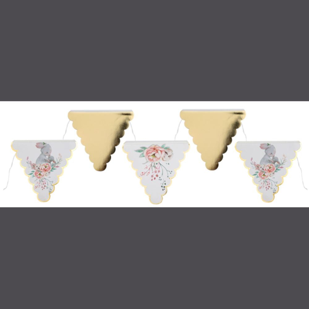 my-little-rabbit-floral-easter-paper-bunting-5m|785100000099|Luck and Luck|2