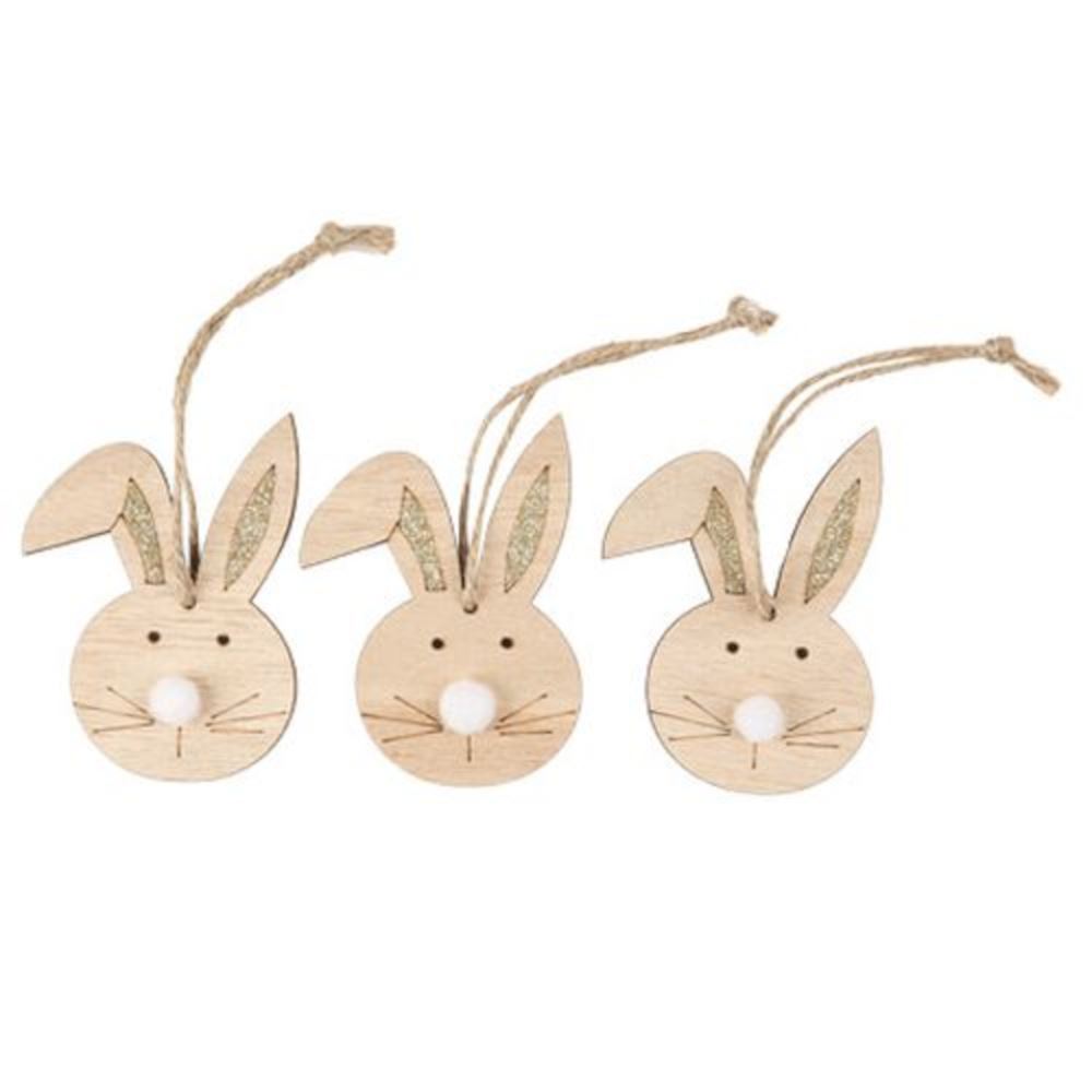 wooden-bunny-easter-twiggy-tree-decorations-x-3|93664|Luck and Luck| 4