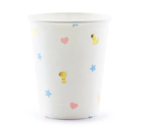gender-reveal-boy-or-girl-paper-cups-baby-shower-x-6|KPP44|Luck and Luck| 4