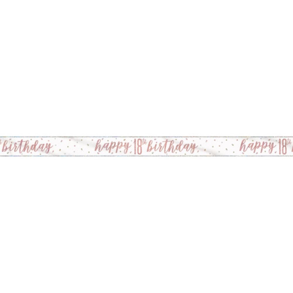 rose-gold-foil-banner-happy-18th-birthday-rose-gold|84852|Luck and Luck| 1