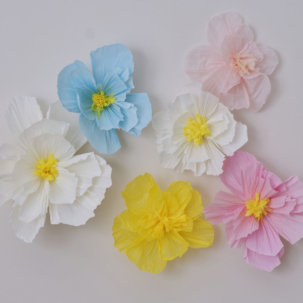 floral-paper-flower-decorations-tissue-paper-flowers-x-6|SP-623|Luck and Luck| 1
