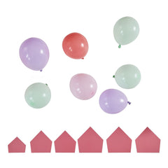 pink-lilac-pastel-green-balloon-mosaic-balloon-pack-with-card-spikes|DINO-108|Luck and Luck| 3