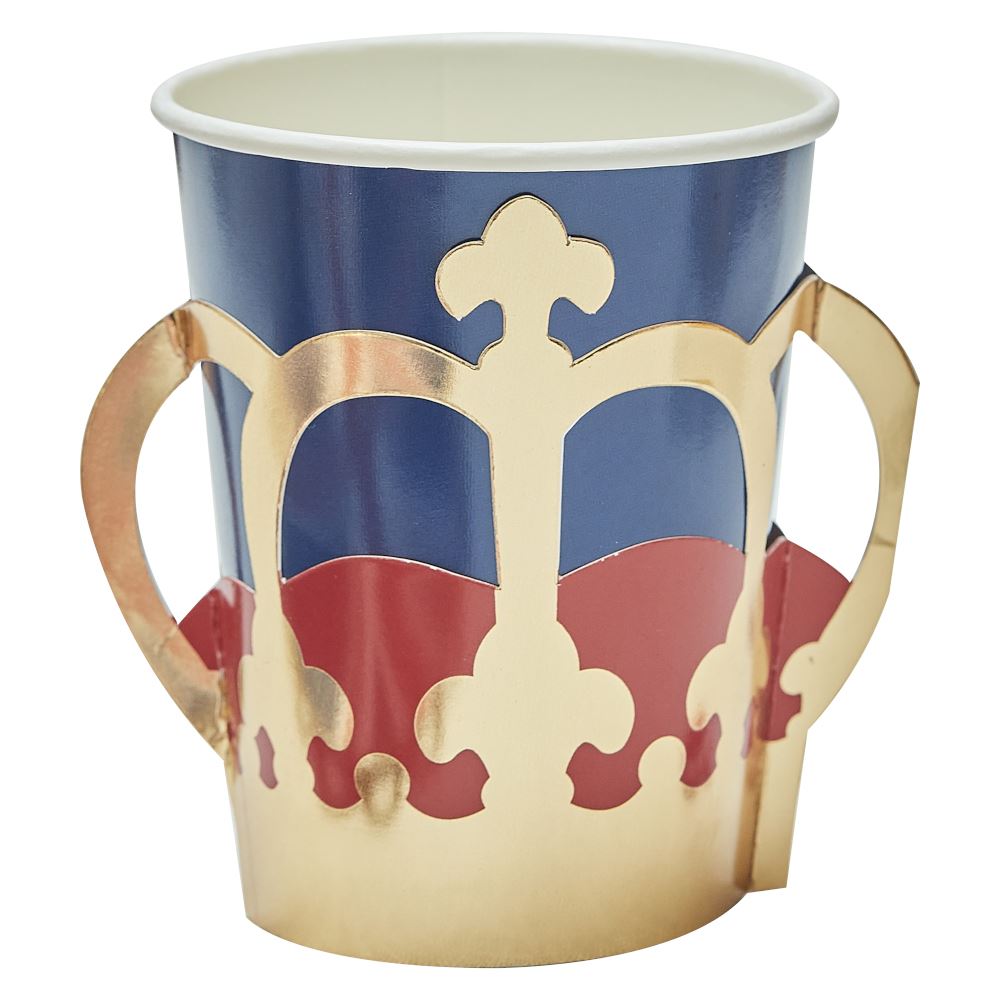 kings-coronation-union-jack-party-paper-cups-x-8|CR-101|Luck and Luck| 3