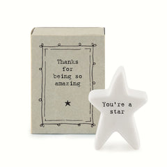 east-of-india-mini-matchbox-star-thank-you-for-being-so-amazing|5665|Luck and Luck|2
