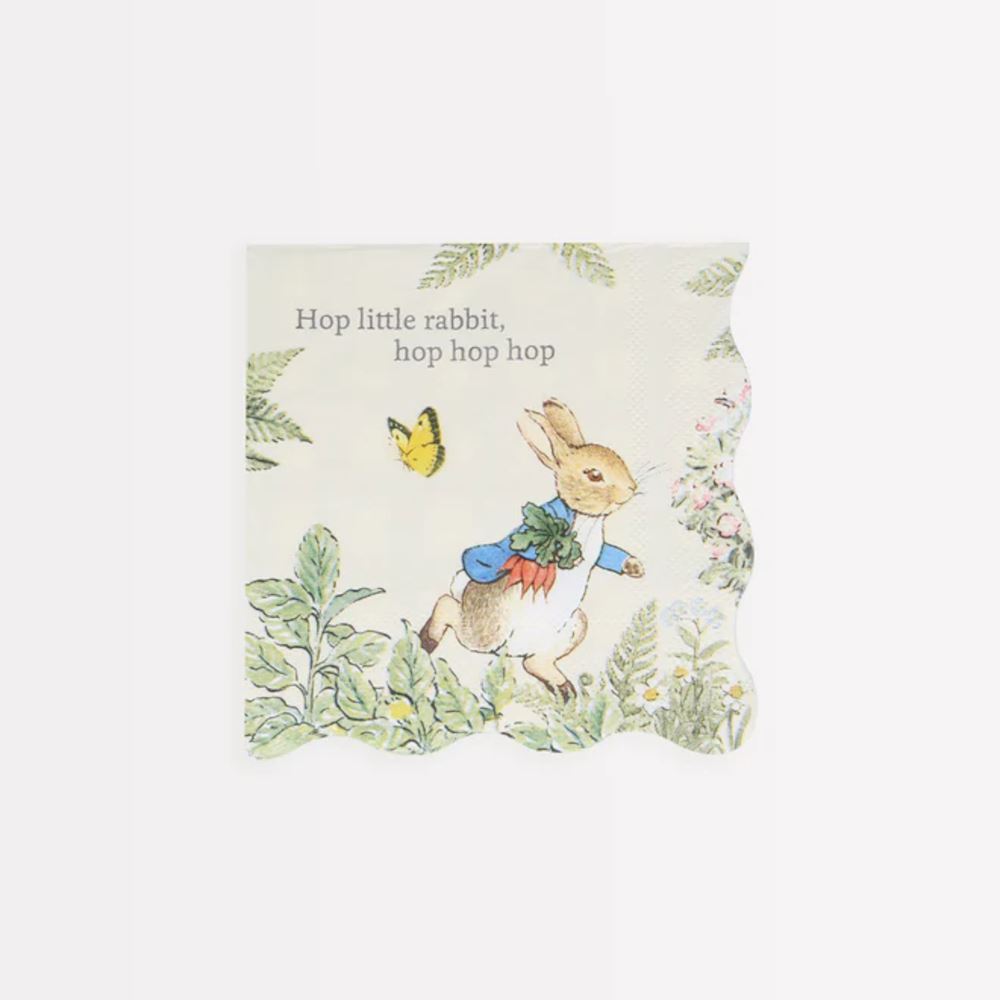 peter-rabbit-in-the-garden-small-paper-party-napkins-x-16|267151|Luck and Luck| 4