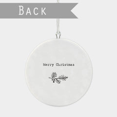 east-of-india-flat-porcelain-bauble-merry-christmas-wreath|6532|Luck and Luck| 3