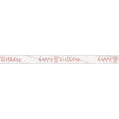 rose-gold-foil-banner-happy-90th-birthday-rose-gold|84861|Luck and Luck| 1