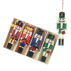 wooden-christmas-nutcracker-soldier-hanging-tree-decorations-x-12|PEA268|Luck and Luck| 4