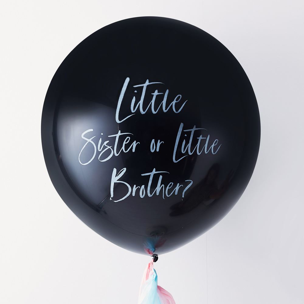 gender-reveal-balloon-little-brother-or-sister-twinkle-twinkle-party|TW836|Luck and Luck| 1