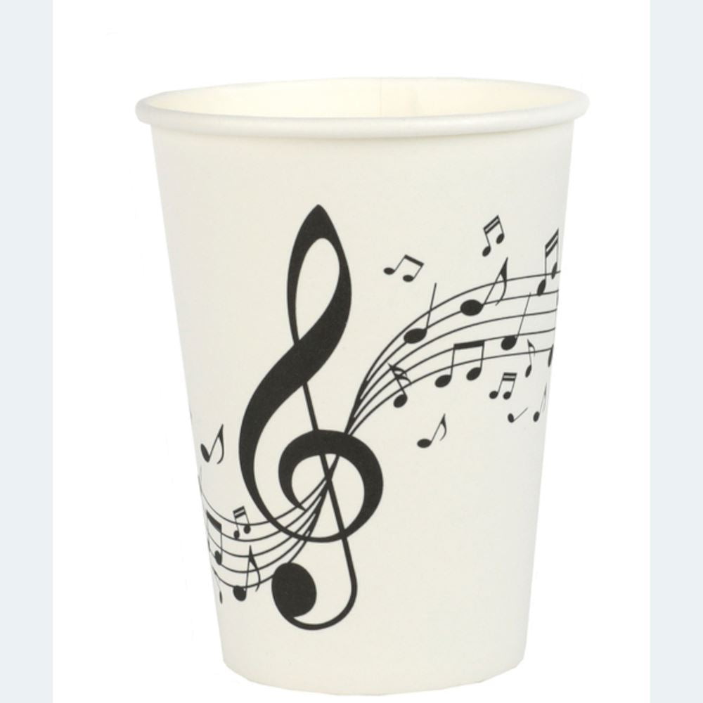 music-note-paper-party-cups-x-10|836600000001|Luck and Luck| 1