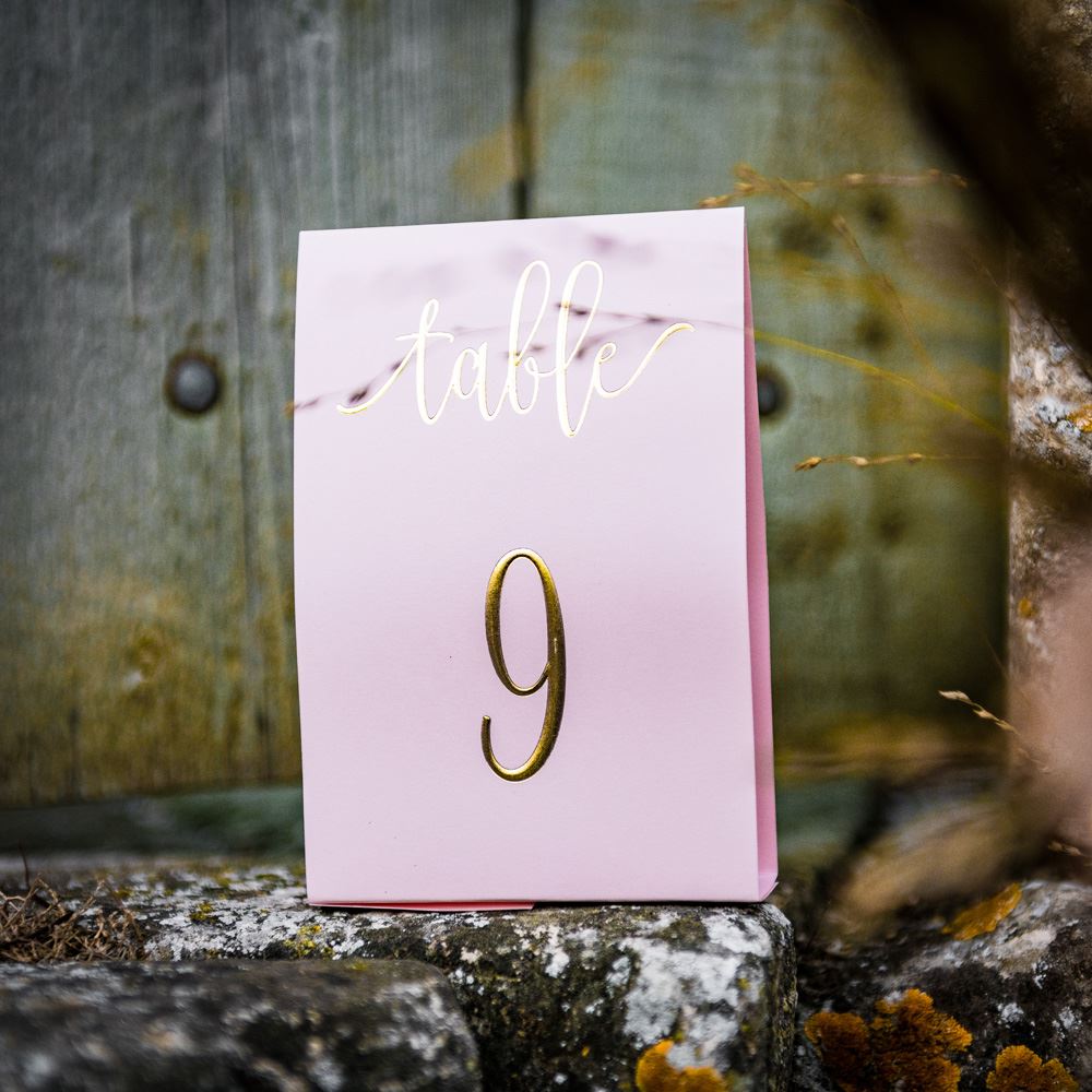 pink-and-gold-wedding-table-number-cards-1-10|78690|Luck and Luck| 1