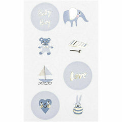 baby-boy-themed-stickers-x-100-baby-shower-new-baby-craft|990017747|Luck and Luck| 4