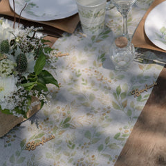 green-foliage-floral-decorative-table-runner-3m|793000300010|Luck and Luck| 1