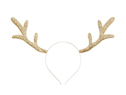 gold-christmas-reindeer-antlers-headband|OP10-019|Luck and Luck| 1
