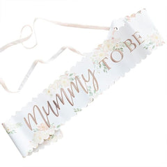 floral-mummy-to-be-foiled-baby-shower-sash|BL-102|Luck and Luck|2