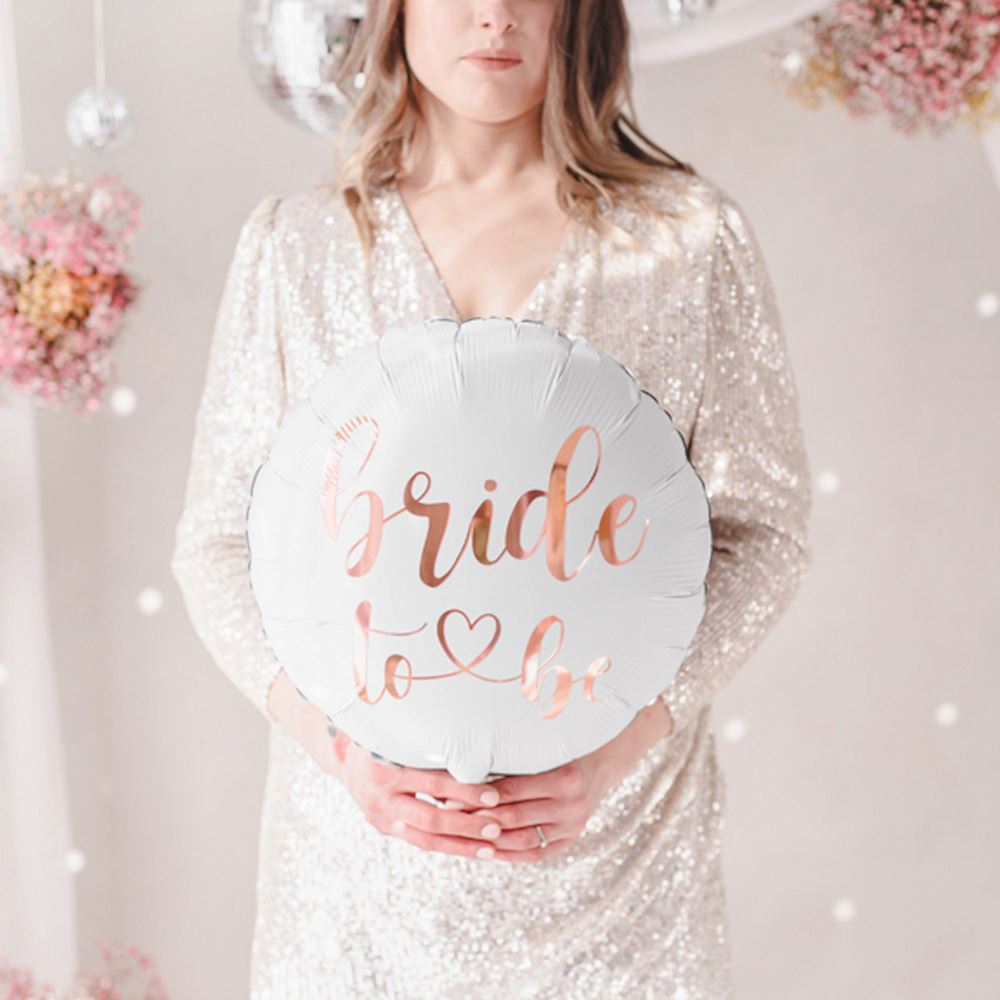 rose-gold-bride-to-be-foil-balloon|FB139|Luck and Luck| 1