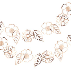 rose-gold-foiled-flower-garland-ditsy-floral-18-flowers-3m-wedding|DF-807|Luck and Luck|2