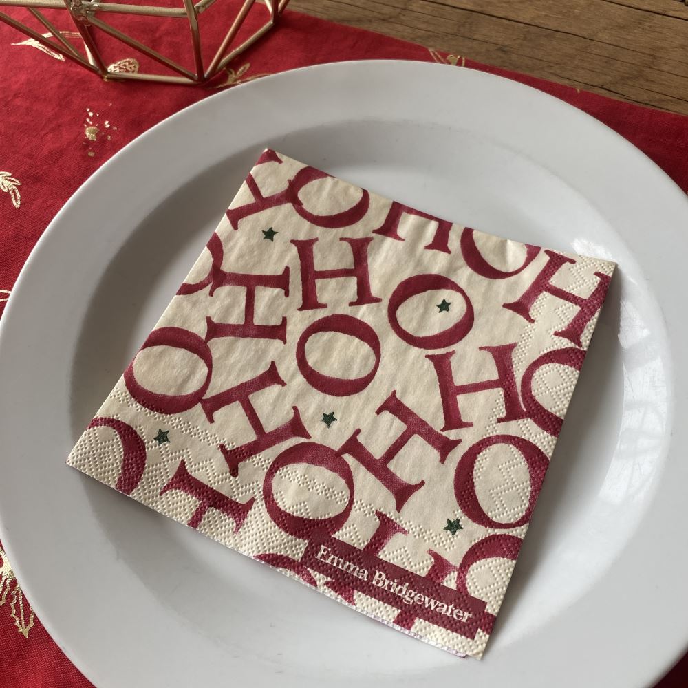 emma-bridgewater-hohoho-cocktail-canape-christmas-paper-napkins-x-20|C837000|Luck and Luck|2