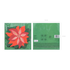 red-poinsettia-star-of-bethlehem-christmas-napkins-x-20|SPK19|Luck and Luck| 3