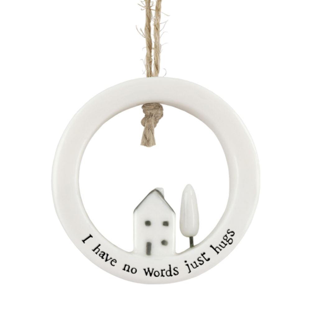 east-of-india-porcelain-hanger-no-words-just-hugs|6588|Luck and Luck|2