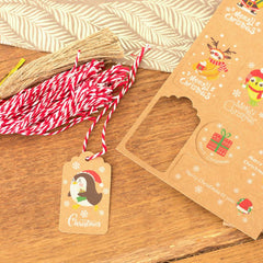 merry-christmas-to-you-christmas-kraft-gift-tags-x-100|LLMERRYXMASTAGSX100|Luck and Luck|2