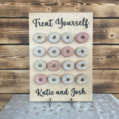 personalised-doughnut-treat-stand-for-16-doughnuts-wedding-party-f1|LLWWDTSD16F1|Luck and Luck| 1