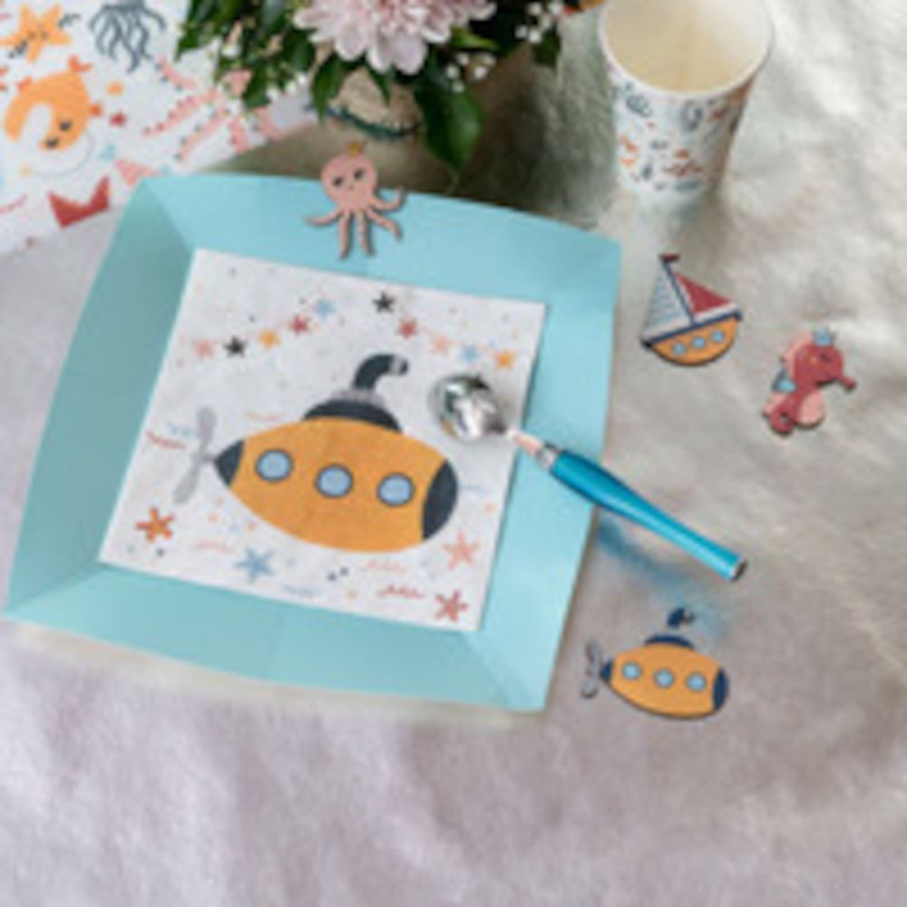 children-s-under-the-sea-paper-party-napkins-x-20|835000000099|Luck and Luck| 1