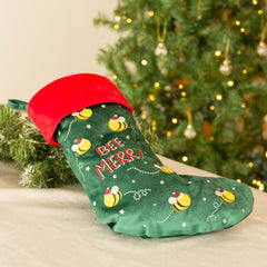 green-bee-merry-christmas-stocking|HOLXM008|Luck and Luck| 4