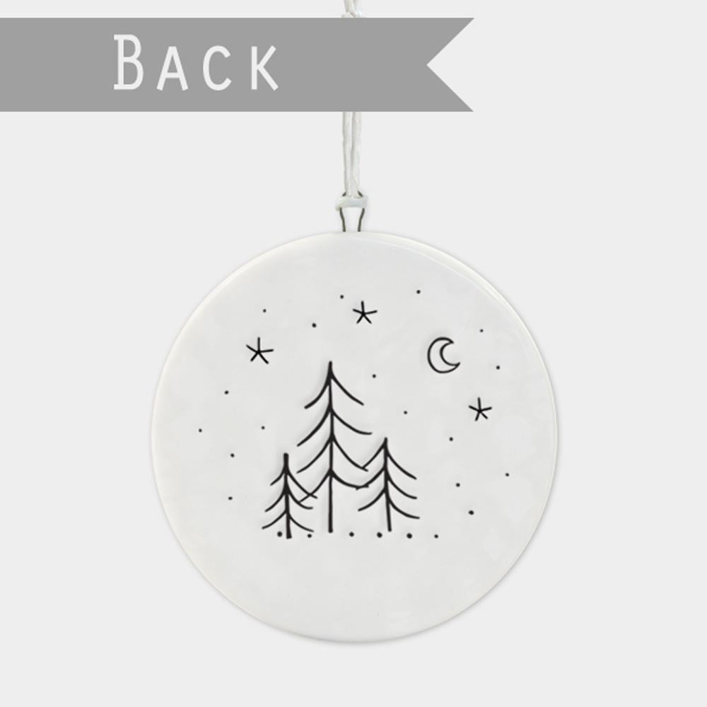 east-of-india-flat-porcelain-christmas-keepsake-bauble-winter-wonderland|6539|Luck and Luck|2