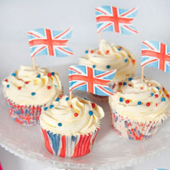 union-jack-cupcake-toppers-picks-x-12|J131|Luck and Luck| 1